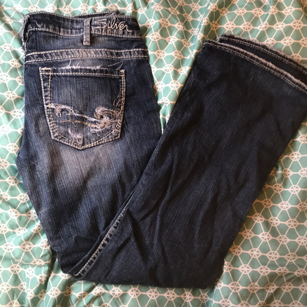 Silver jeans